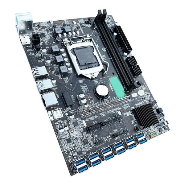 Customized high quality 12 USB transfer graphics card B250C motherboard B250C LGA1151 4 x SATA 16GB motherboard promotion