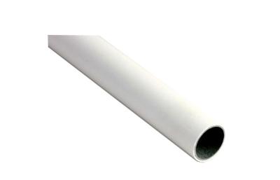 Tubulação de aço revestida plástica do PE no plástico WeldingTube sem emenda revestido do marfim 0.8mm