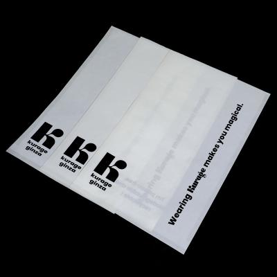 Custom 100% Transparent Cellophane Bags With High Texture And 35 Or 50gsm Thickness For Garment Packaging