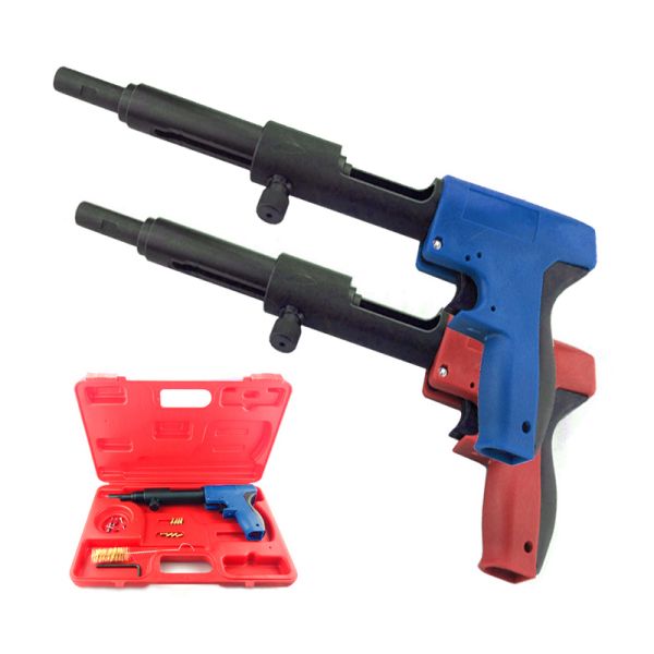 Mini Nail Gun Industrial Grade Powder Actuated Steel Iron Manual Power Source 335mm Length