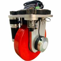 rueda del AGV Mecanum del motor de 48V 750W BLDC con la rueda de la PU de 300m m