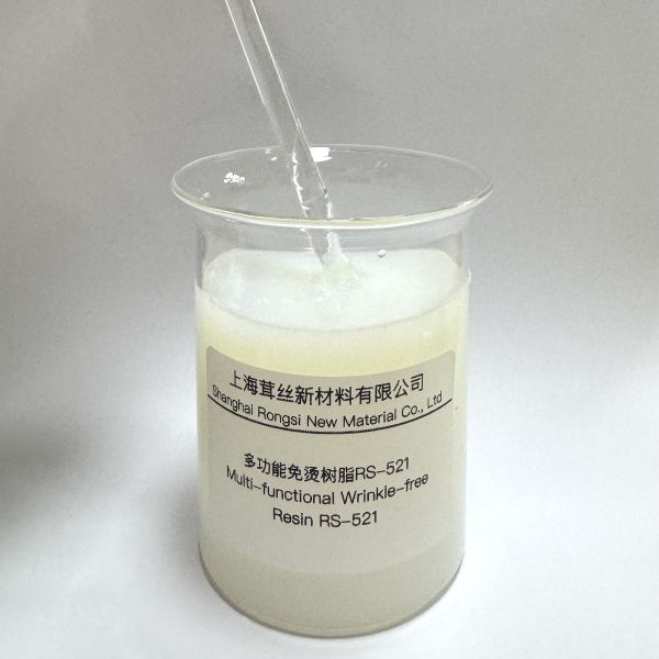 Translucent Liquid Multi-Functional Wrinkle-Free Resin RS-521 for Improved