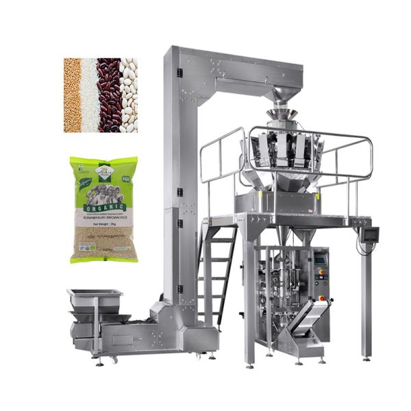 820mm Multi Head Pouch Packing Machine 30bags/min Back Sealing