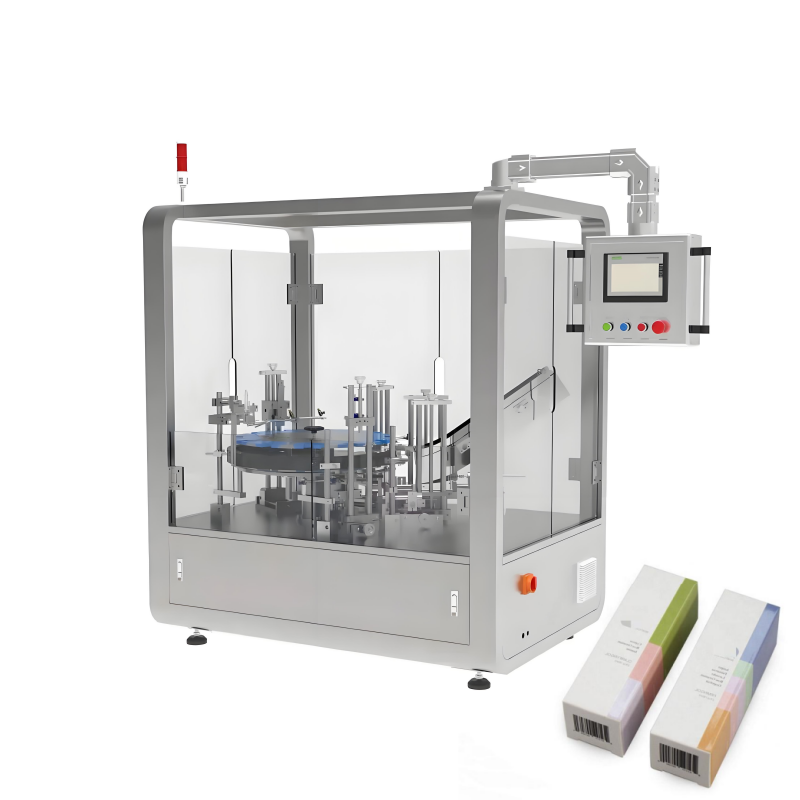 Automatic Vertical Rotary Cartoning Machine for Bottles and Jars