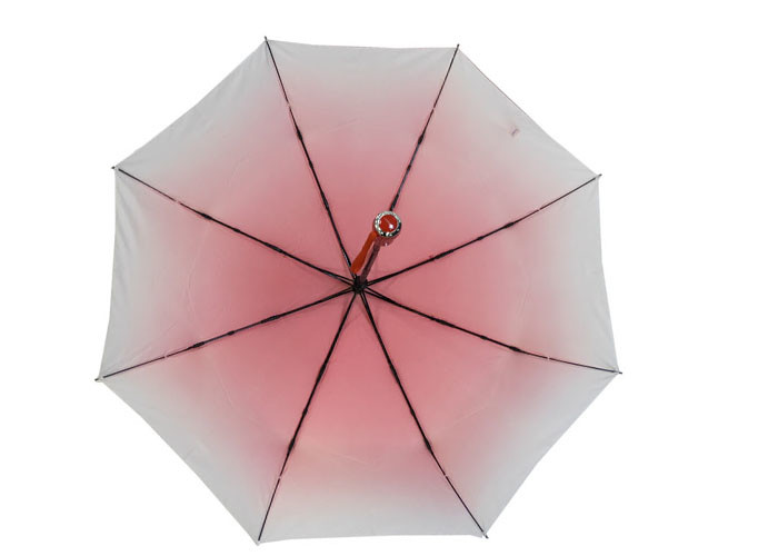 Виндпрооф зонтик перемещения складчатости, УЛЬТРАФИОЛЕТОВОЕ изменение цвета зонтика перемещения защиты