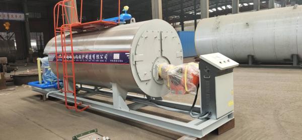 Caldeira de água quente industrial a gás horizontal aquecimento de escritório 0,35-14MW