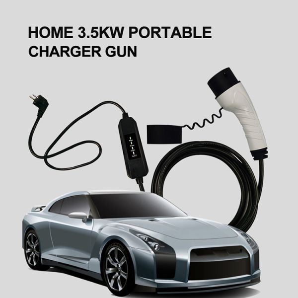 IEC 61851 16A Portable Electric Vehicle Charger 5M Cable