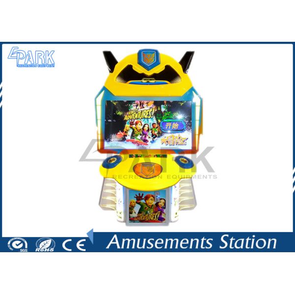 Kids Indoor Amusement Electronic Game Machine Kinect Adventure 250W