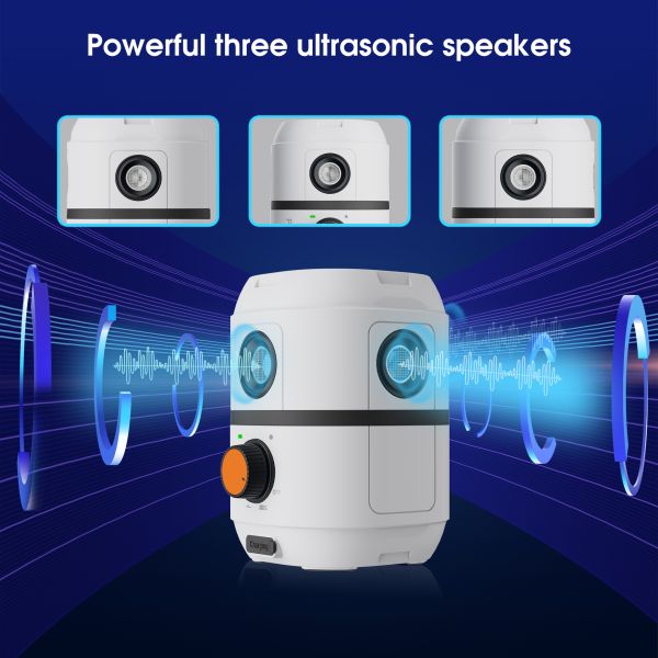 Hot Newest Design Rechargeable Ultrasonic Dog Trainer High Frequency Flash Pet Training Without Barking Plastic Material