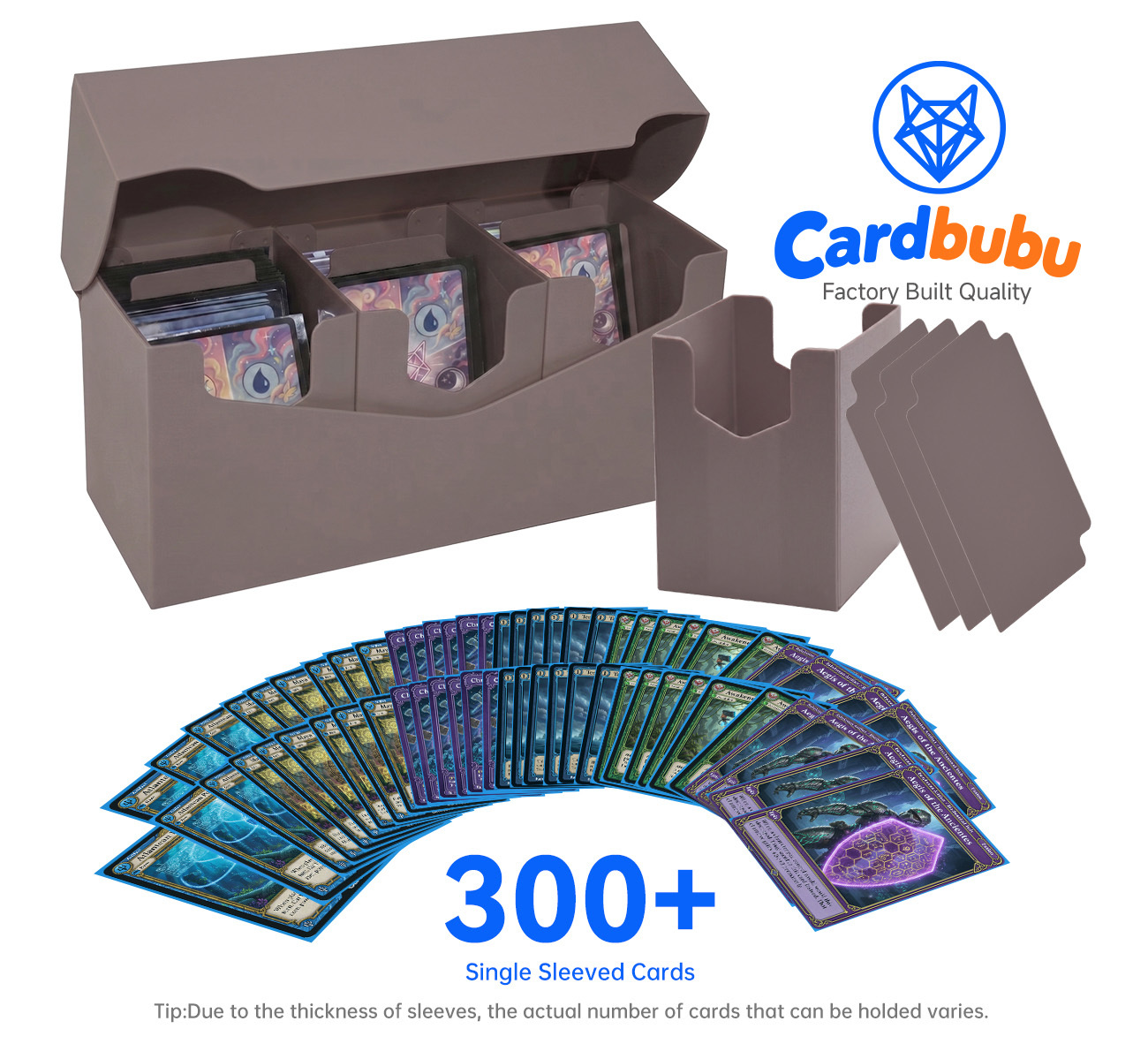 PP TCG Deck Box 8.81 Inch Durable Custom Storage Card Deck Box