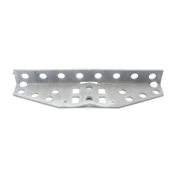 Hot Dip Galvanized Steel Multiple Fiber Optic Drop Wire Cross-arm Bracket