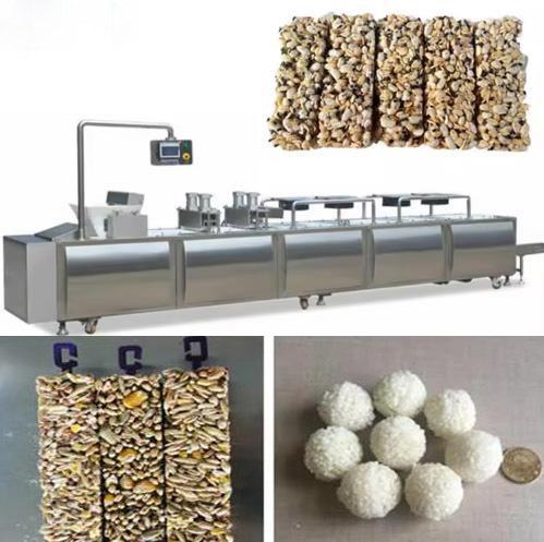Nuez de la fruta/bocado de barra de caramelo que hace máquina la operación fácil automática