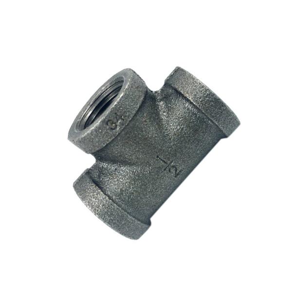 Tee DN15 Threaded Cast Malleable Iron Pipe Fittings