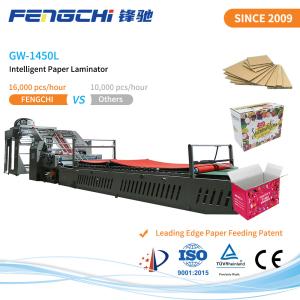 Advanced GW-1450L Flute Laminator Máquina de laminação a quente com alimentação