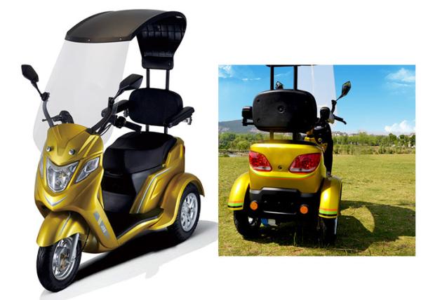 Red Electric Mobility Scooter 60V 20Ah Lead - Acid Battery 40km Travel Range For Adult