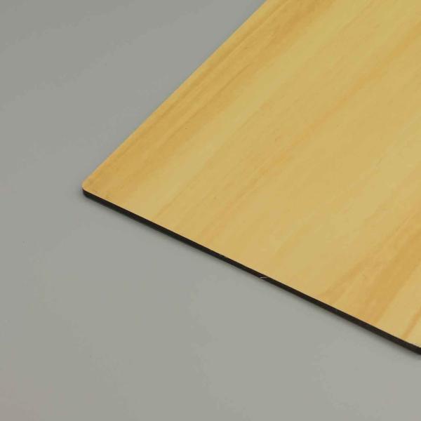 6mm Scratch Resistant Wooden Aluminum Composite Panel Light Maple Acp Sheet Aluminium