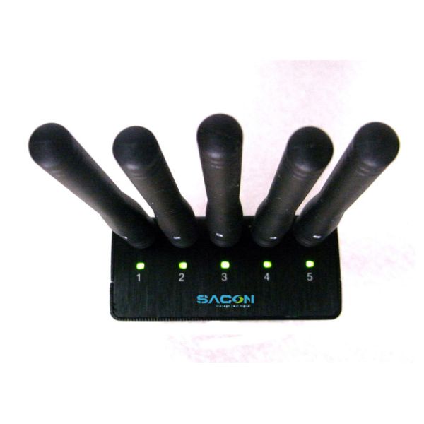 2.5w 3g 4g сотовый телефон сигнал джаммер вентилятор охлаждение для офиса / секретное место