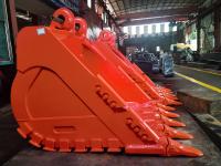 JCB alaranjado amarelo da chave do dever de Rock Bucket Black da máquina escavadora da cubeta da escavadora dos dentes da rocha da máquina escavadora EX450 pesado