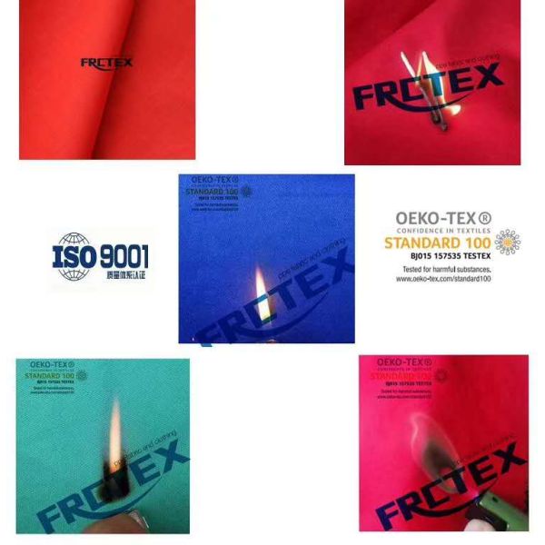 10s*7s Cotton 370gsm Fireproof Cloth For Fire Fighting FR Workwear