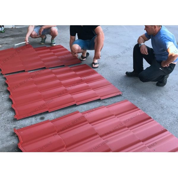 20M Roofing Sheet Roll Forming Machine Cr12 CE Roof Panel Roll Former