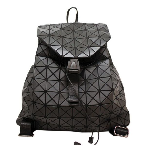 2016 European and American women new fashion diamond geometric triangle backpack