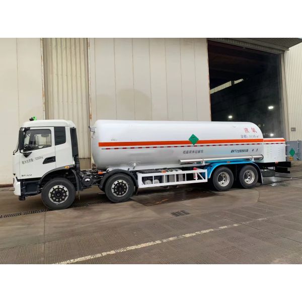 CIMC alliage de fer ou d'aluminium gaz naturel liquéfié cryogénique oxygène d'azote 26,5 27,7 cbms ou de taille personnalisée semi-remorque pétrolier