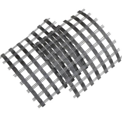 Résistant aux intempéries 120 kn Réseau géoglisse en fibre de verre pour le renforcement du sol en génie civil