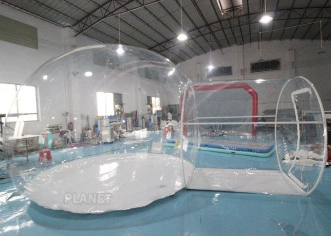 шатер купола пузыря PVC 0.8mm прозрачный раздувной