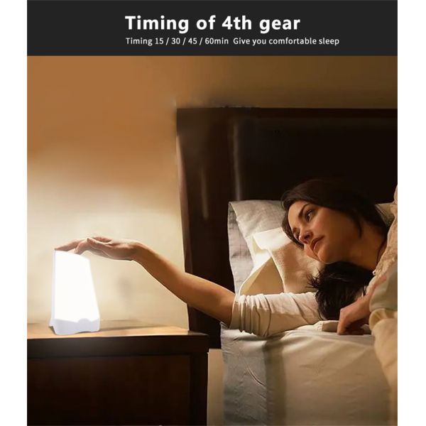 50000 Hours Working Time Modern Portable Energy Sun Lamp 10000 LUX Adjustable Bright Light LED White Light SAD Therapy Lamp Depression