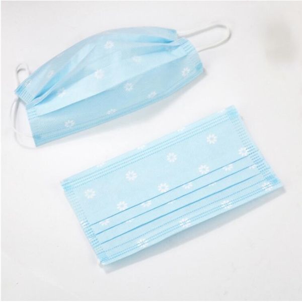 Pink Face Mask Earloop 3 Ply Disposable Dust Masks Low Breathing Resistance