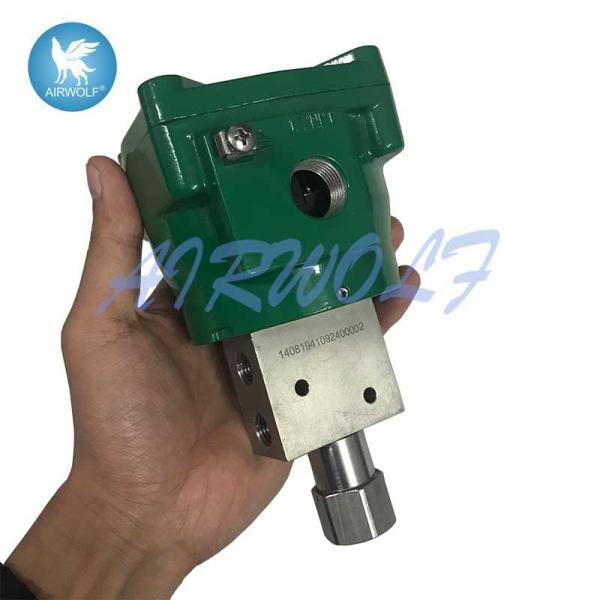 Válvulas operadas pneumáticas à prova de chama pneumáticas das válvulas de solenoide WSNF8327 de 3/2 de polegada