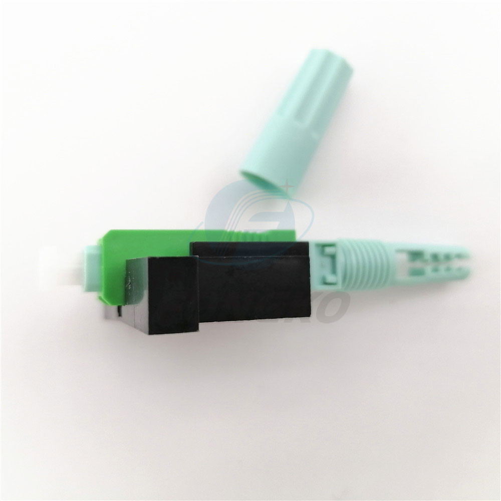 sc upc соединителя соединителя многорежимного волокна сборки на месте 58mm Ftth быстрый