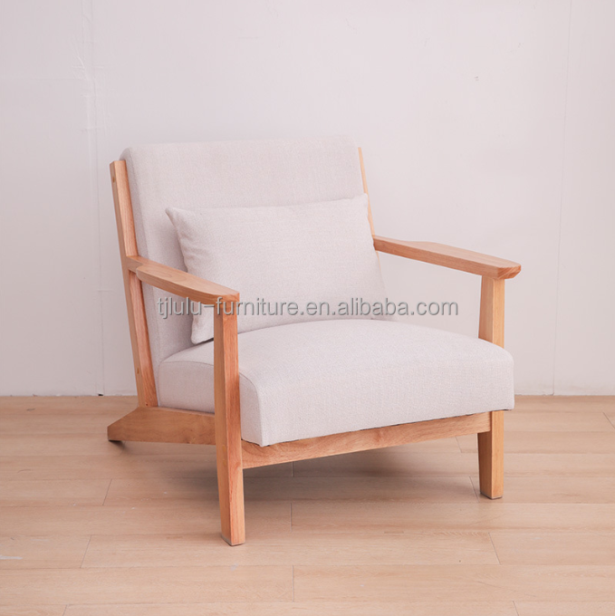 Single Couch Living Room Sofas with Removable Cover and Nordic Lazy Sofa Chair