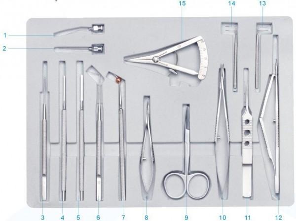 SYX9 Microsurgery Instruments Set For Intraocular Lens Implantation