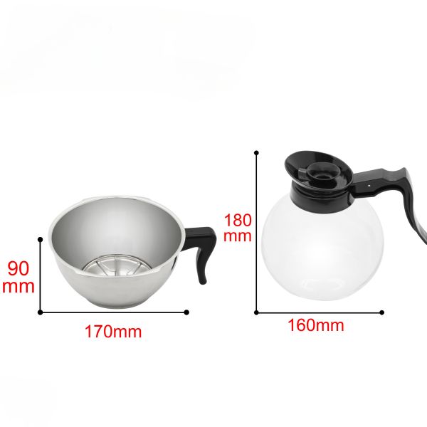 Espresso Coffee Making Machine with Electric Heating and CE Certification 1.6KW Power