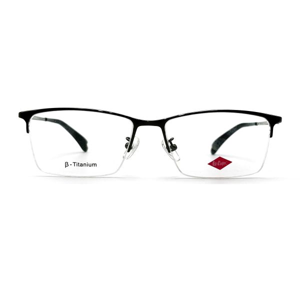 TF3252 Titanium Optical Frame Semi-rimless Square Eye Style