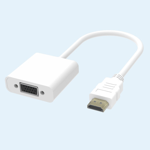 Мужчина покрытый золотом к женским переходникам HDMI для цвета компьютера белого