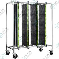 Index ESD élevé 10⁶ 10⁹ Ω Plaque à fente de type insertion Guide Chariot de stockage de PCB ESD SMT pour la protection ESD
