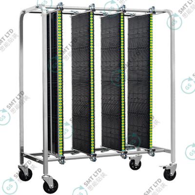 High ESD Index 10⁶ 10⁹ Ω Flat Insertion Type Slot Plate Guidance SMT ESD PCB Storage Cart Trolley for ESD Protection