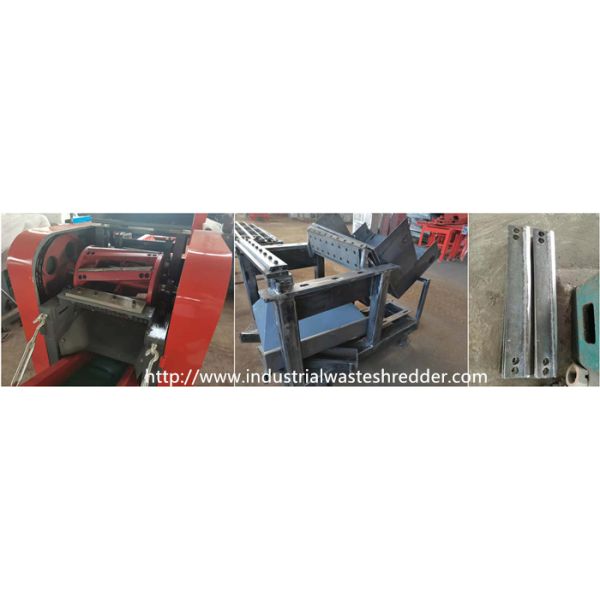 Longueur en plastique 1200mm de lames de défibreur de rebut des sacs 8P de films de PVC de PE de pp