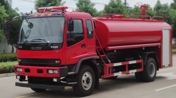Caminhão de bombeiros 240HP 6 rodas com tanque de água 10T multifuncional