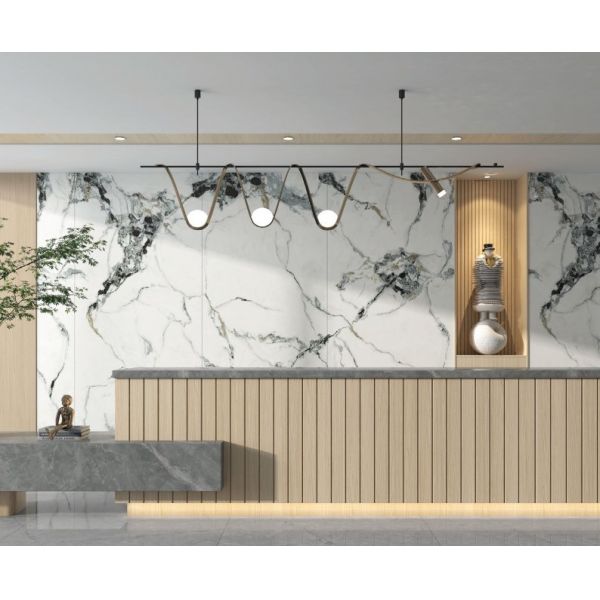 Matt Polished Continuous Design Meta ZZTS23 Sintered Stone Tiles 1200x2400mm