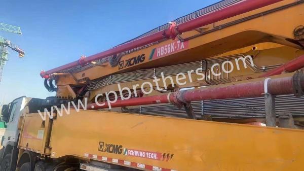 White 2021 Xg 62m Concrete Boom Pump Truck Mounted Pump for Smooth Concrete Delivery