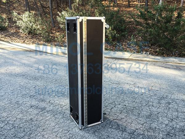 Factory Price Custom Size Or Logo Waterproof Fireproof Moving Black Large Road Trunk Flight Case