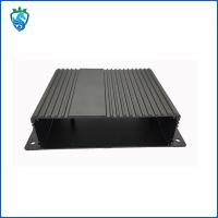 150mm black Aluminium Heat Sink Profile Electronic Extruded Heat Sink