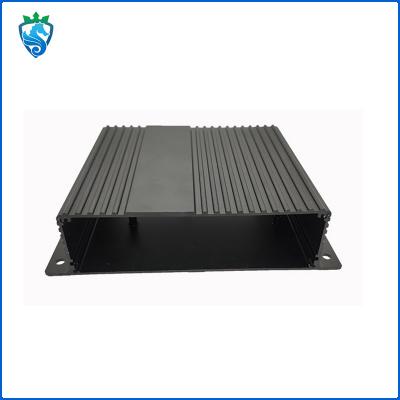 150mm black Aluminium Heat Sink Profile Electronic Extruded Heat Sink