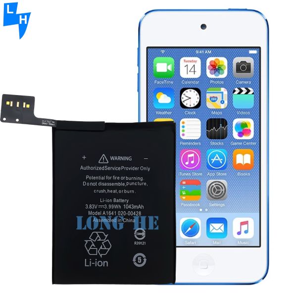 Rechargeable 1043mAh 3.83V Battery for iPod Touch 6th Gen A1641 Dual IC Protection