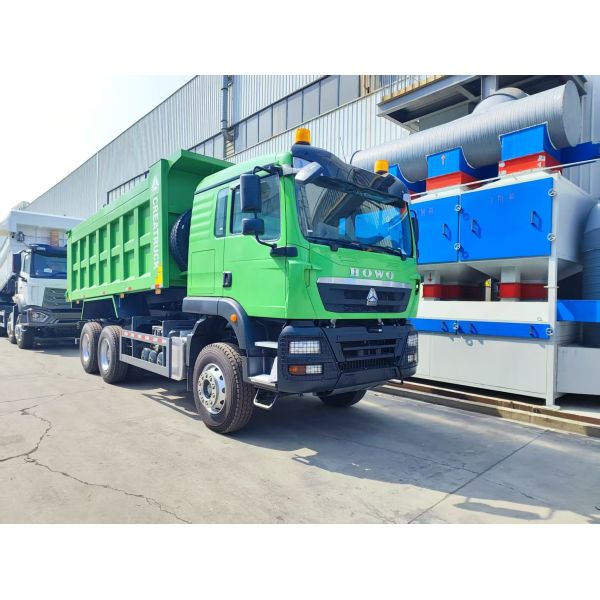 Factory Direct HOWO TX 371HP 6X4 Middle Lifting Dump Truck, 40-60 Tons Load Capacity, 20CBM Cargo Box, Dual 16 Ton Rear Axle, Single 9.5 Ton Front Axle, 13R22.5 Tyres