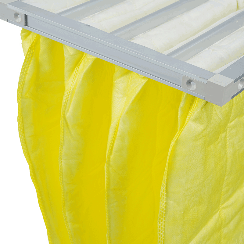 Customized Air Pocket Hepa Filter Bags 24x24 For Pollen Dust Mite