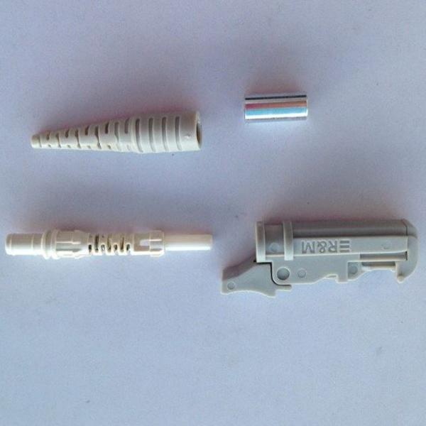 3.0mm DIN Fiber Optic Field Assembly Connectors / Apc Fiber Connector